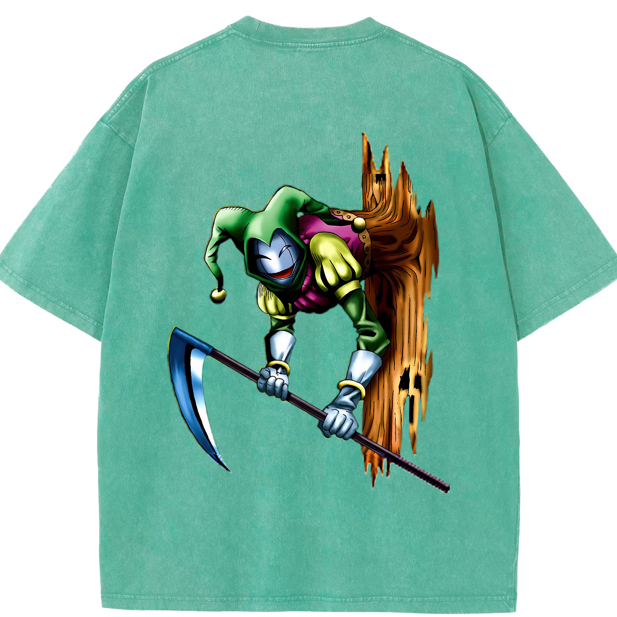（画像用） 遊☆戯☆王 Yu-Gi-Oh! 綿100% ヴィンテージ風 半袖Tシャツ（背面プリント）